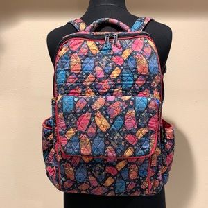 Laurel Burch Multi Feline Quilted Cotton BackPack
